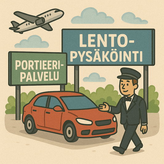 GoParking VIP -vuosipysäköinti Helsinki-Vantaan lentoasemalla